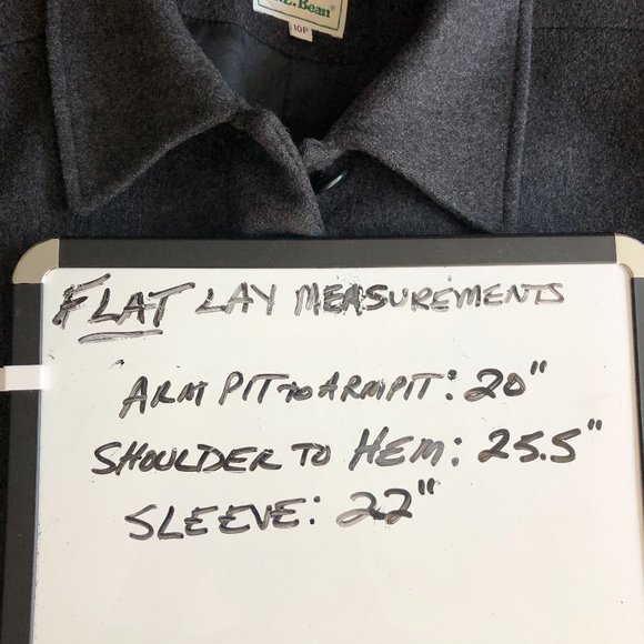 L.L. Bean Gray Cozy Wool/Cashmere Blend Blazer Jacket Academia Casual Luxury - Picture 11 of 11